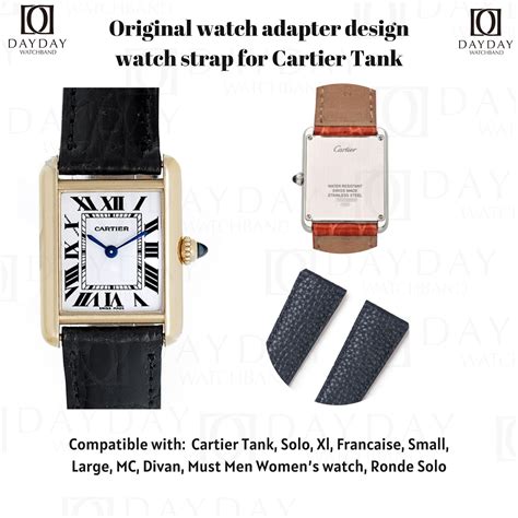 strap cartier tank|cartier tank leather strap aftermarket.